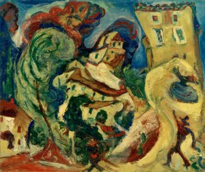 Chaim Soutine, Landscape near Cagnes by Chaim Soutine